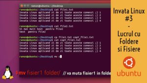 Lucrul cu Foldere si Fisiere din terminal in ubuntu linux