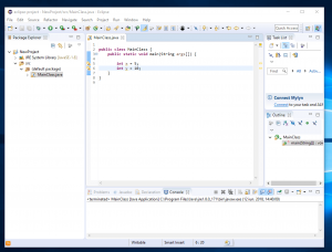 variabile in programare java